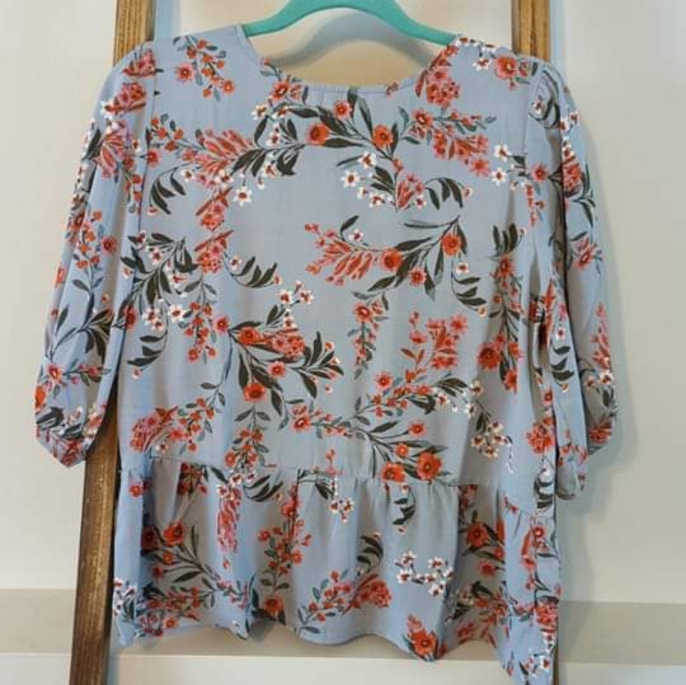 Adore Me Camellia Floral Blouse